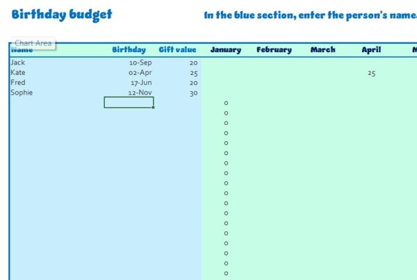 Personal Budget - Sea Shades - Image 6