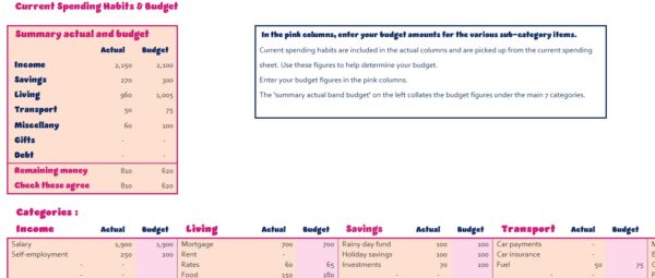 Personal budget - Summer shades - Image 3